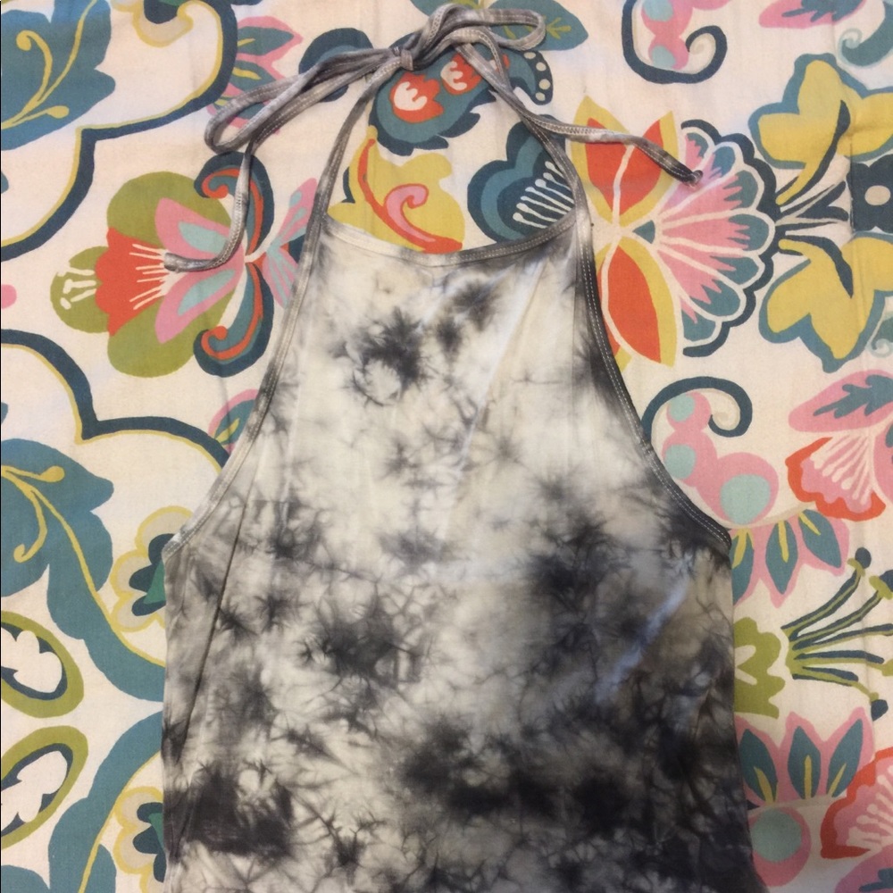 American Eagle Tie Die Crop Top Size Small